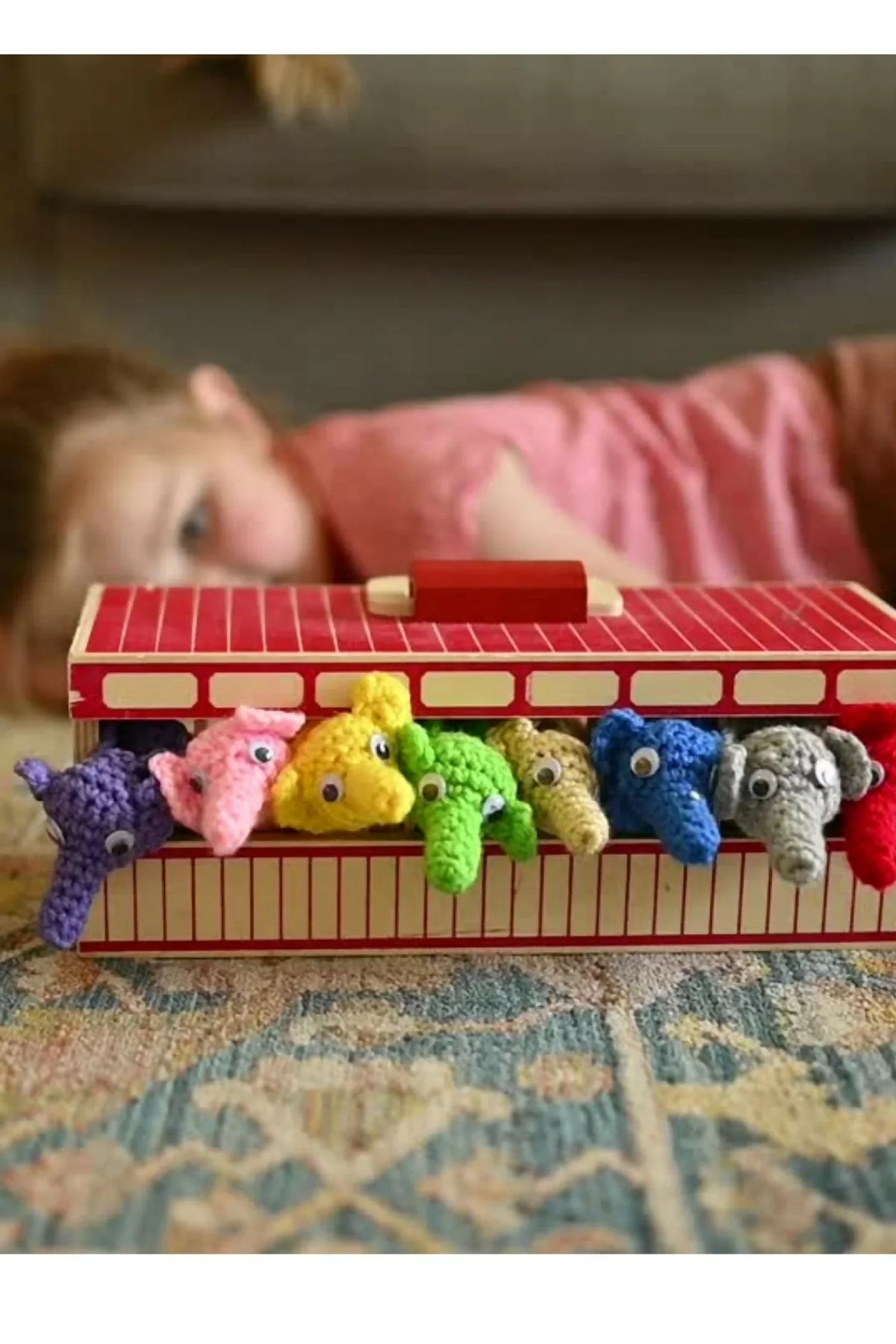 Elephant Finger Puppet (Crochet)