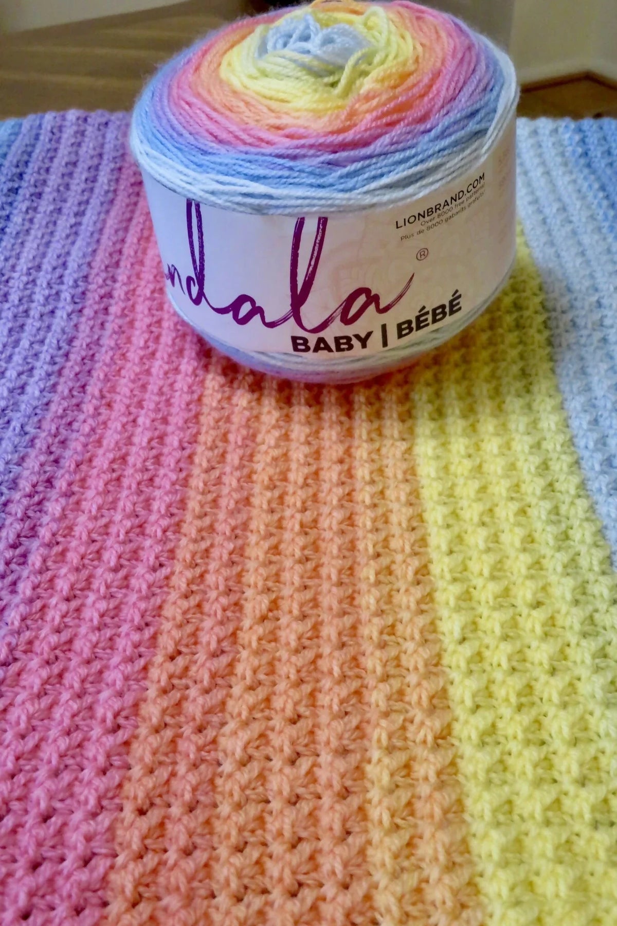 Bedtime Dreams Mandala Baby Blanket (Crochet)